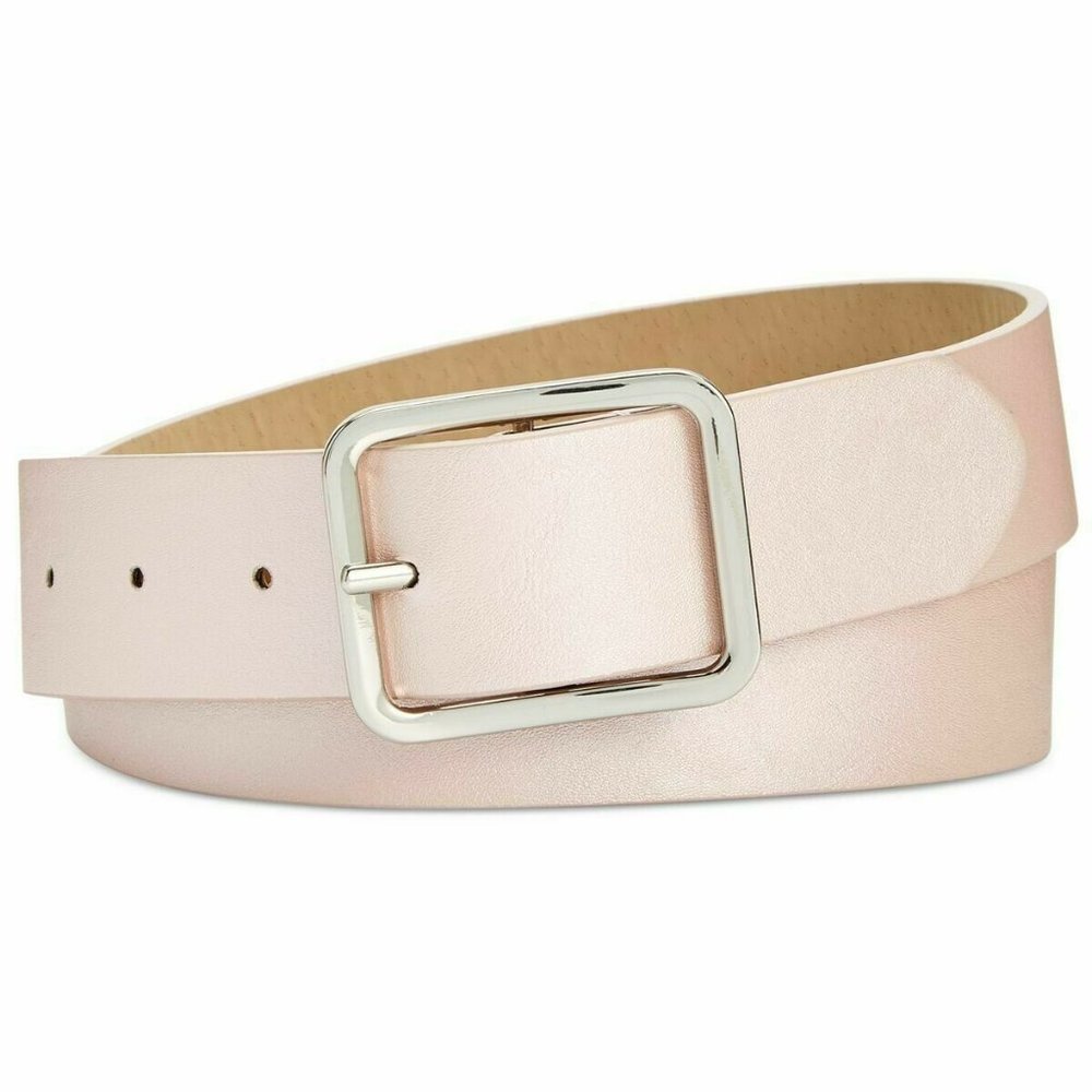Inc International Concepts Casual Solid Belt,Blush